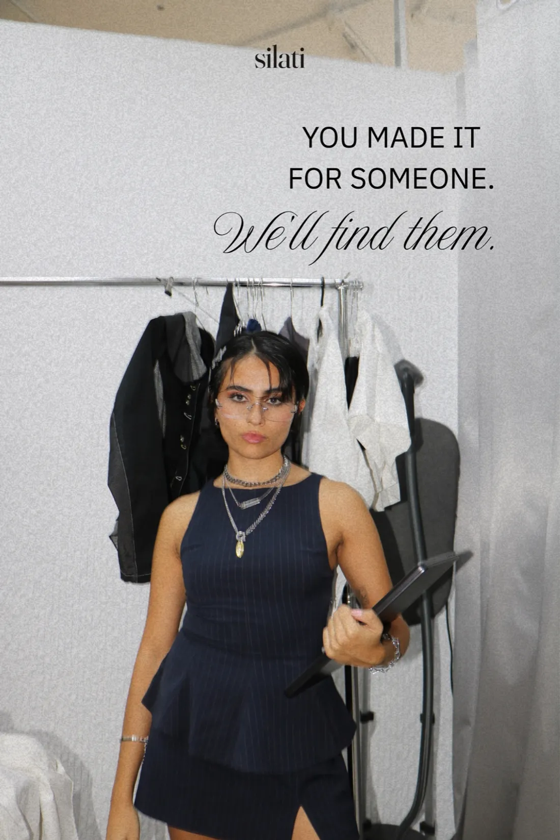 Silati campaign: a maker in front of the rail, you made it for someone, we'll find them
